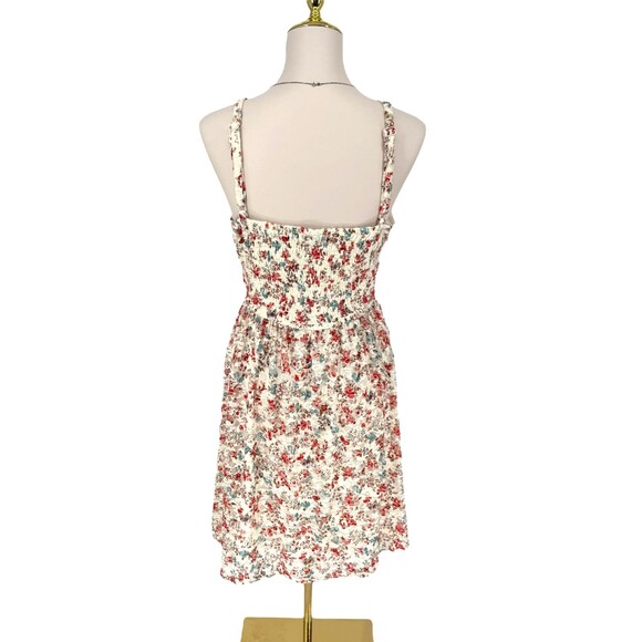 Torrid Lace Dress 3X 22 24 White Floral Overlay Sweetheart Neck Lined Ditsy EUC - Picture 12 of 16